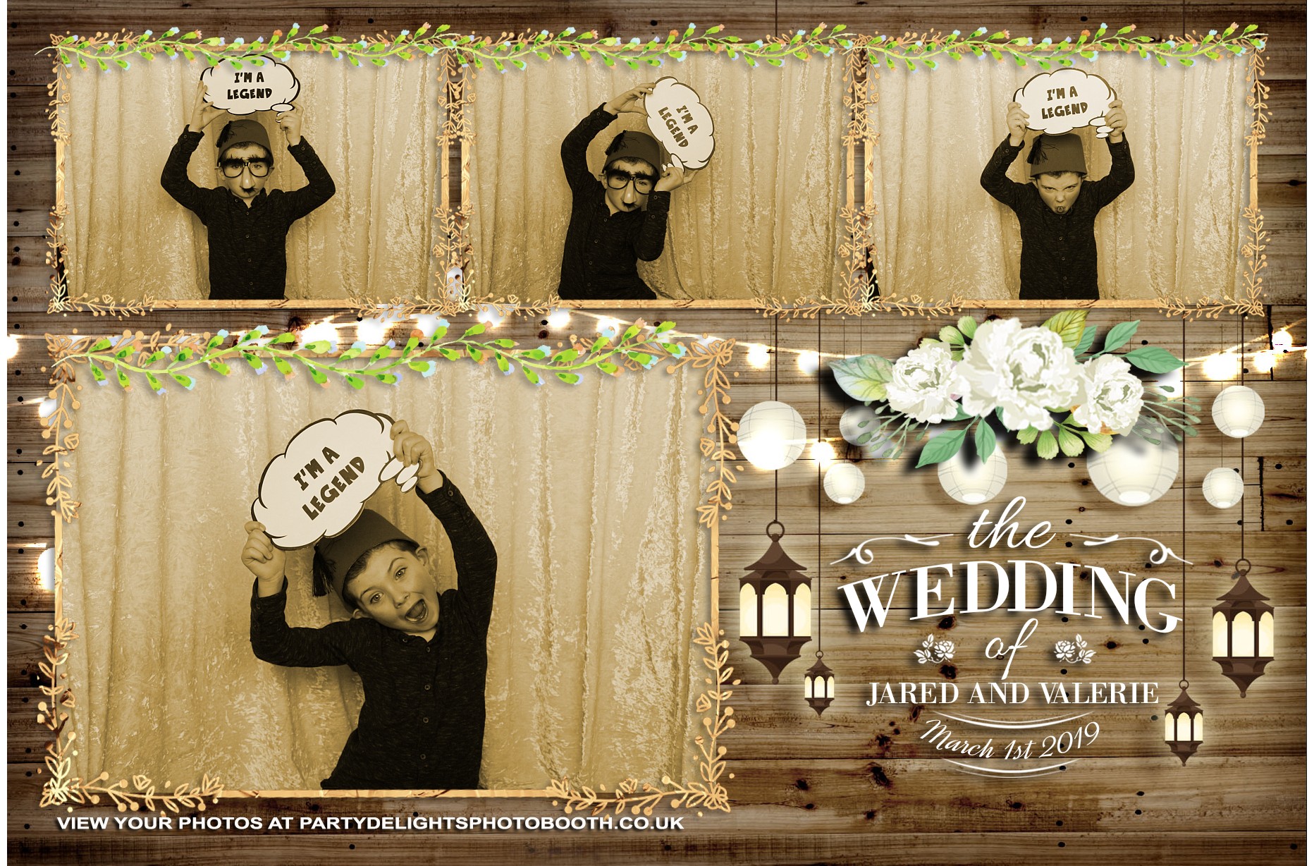 Jared and Valerie’s Wedding - Prints | View more photos from the event at gallery.partydelightsphotobooth.co.uk/u/PartyDelightsPhotoBooth/Jared-and-Valerie’s-Wedding-Prints